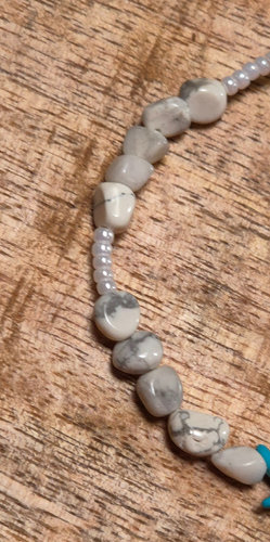 Enkelbandje howliet/zeester - Afbeelding 2