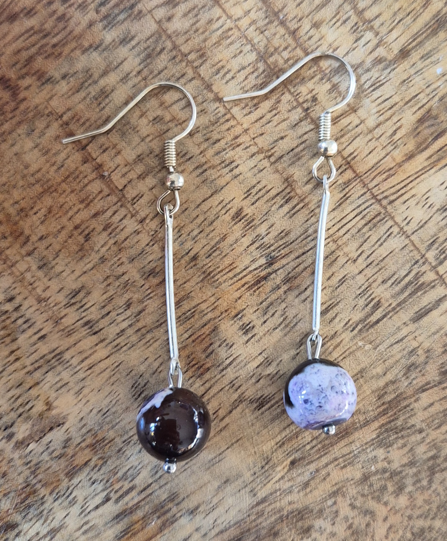 Oorbellen dragon agaat