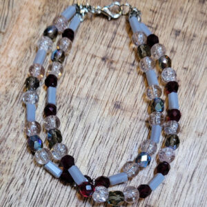 Tsjechische glaskralen armband