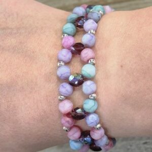 Paars tinten armband