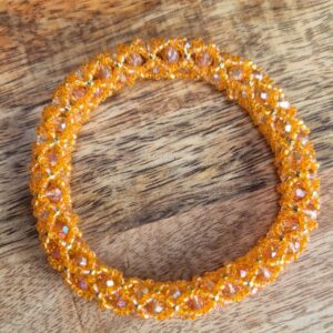 Oranje favoriet armband