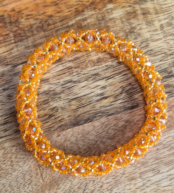 Oranje favoriet armband