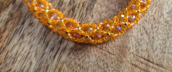 Oranje favoriet armband - Afbeelding 2
