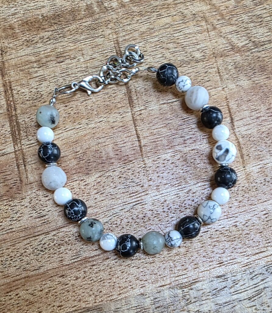 Armband diverse natuursteen