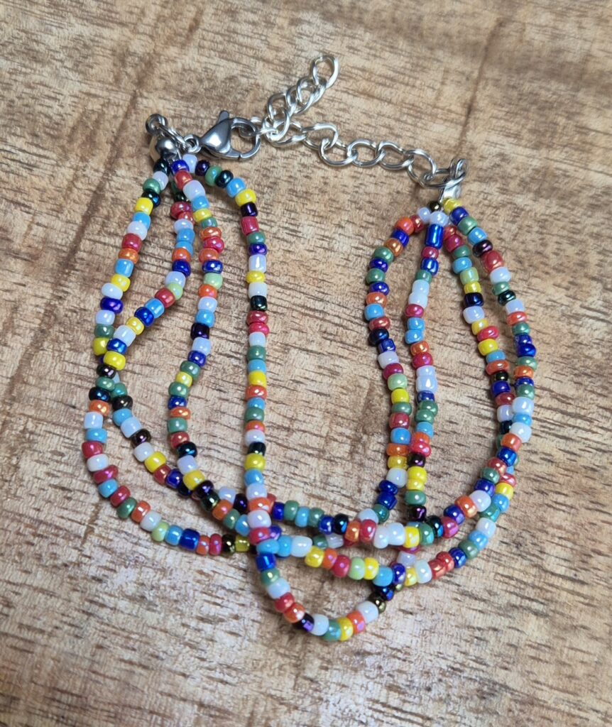 Rocailles armbandje kleur