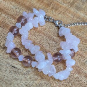 Rozenkwarts armband