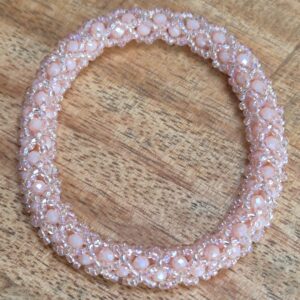 Roze Roll-over armband