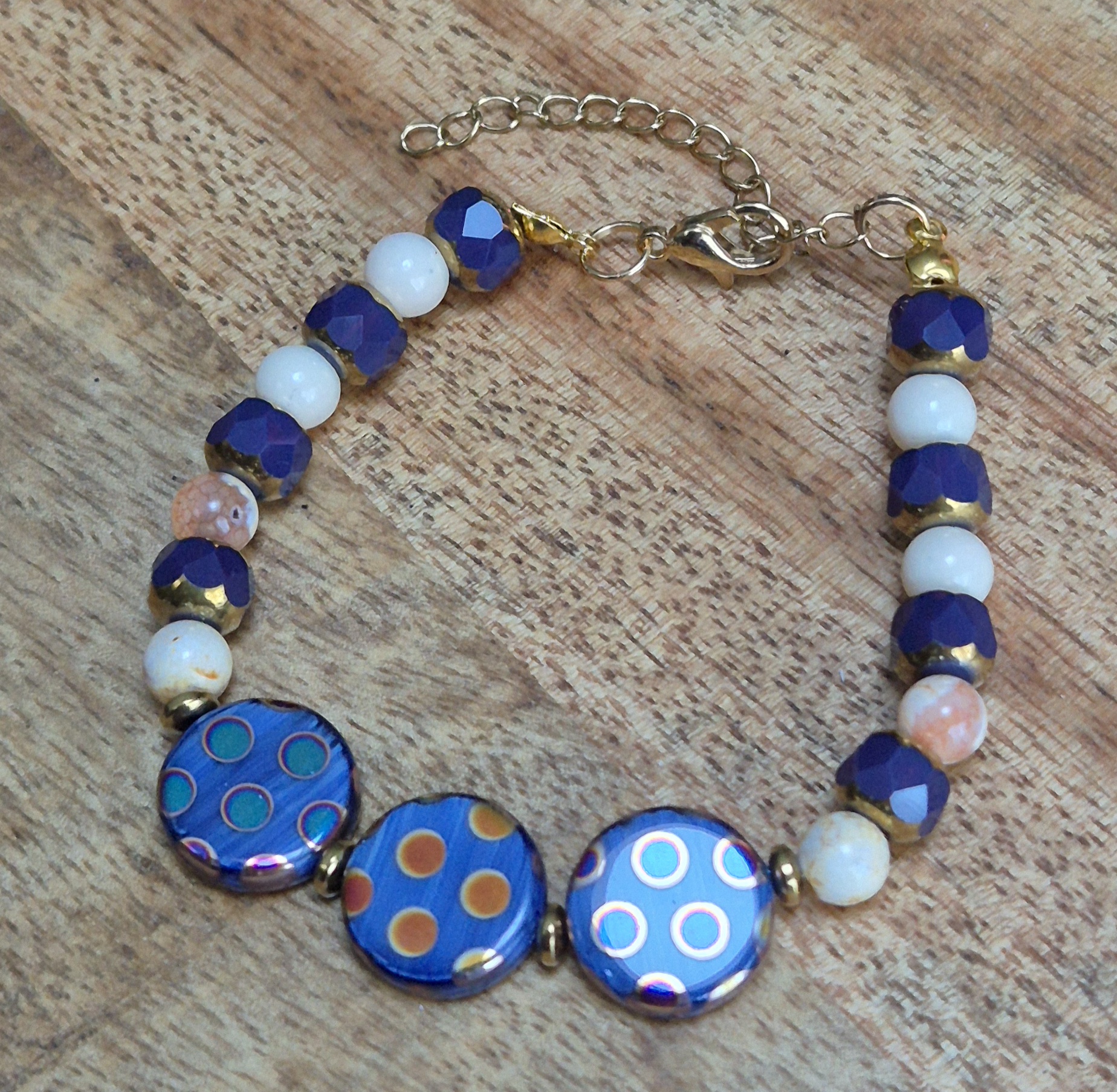 Armband Tsjechisch glas