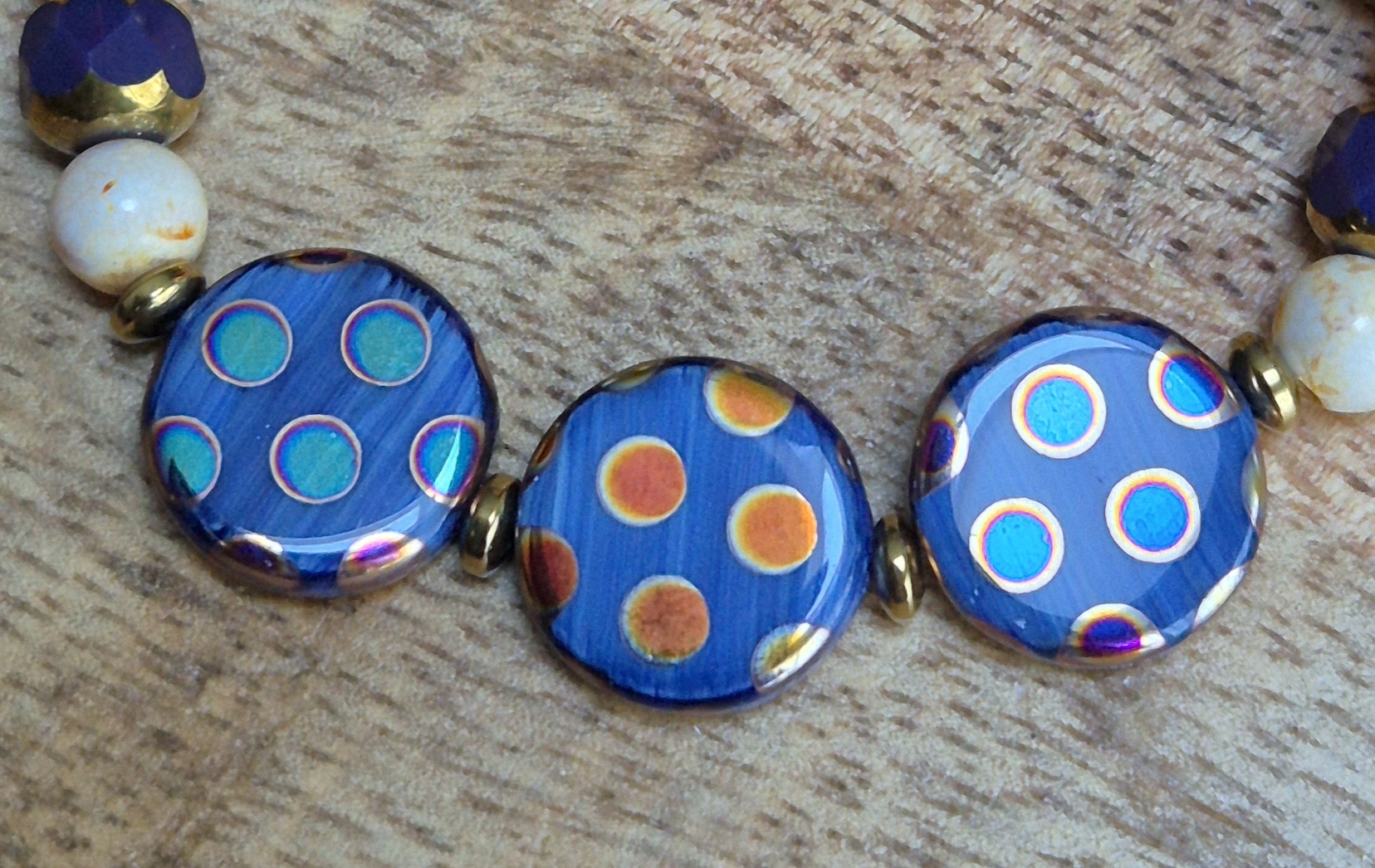 Armband Tsjechisch glas - Afbeelding 3