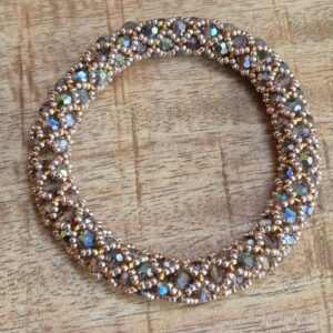 Brons bruine armband roll-over