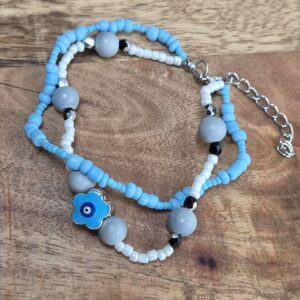 Baby blauwe armband