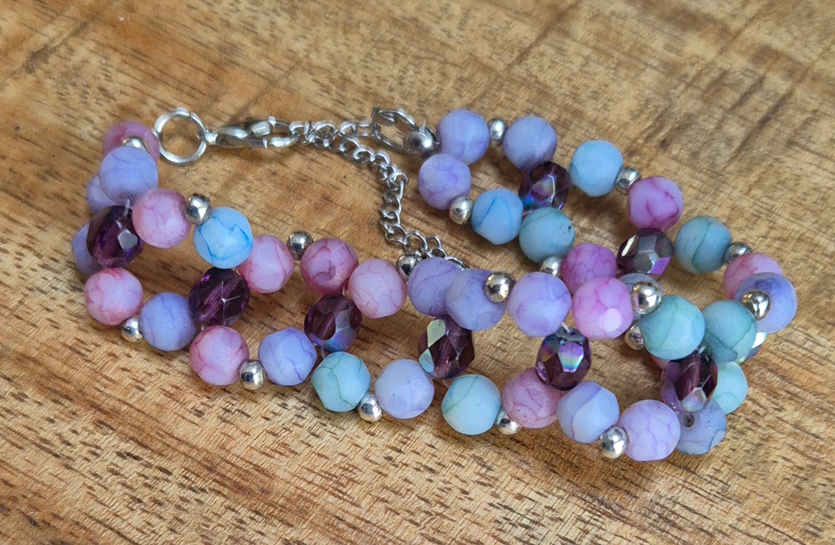 Paars tinten armband - Afbeelding 2