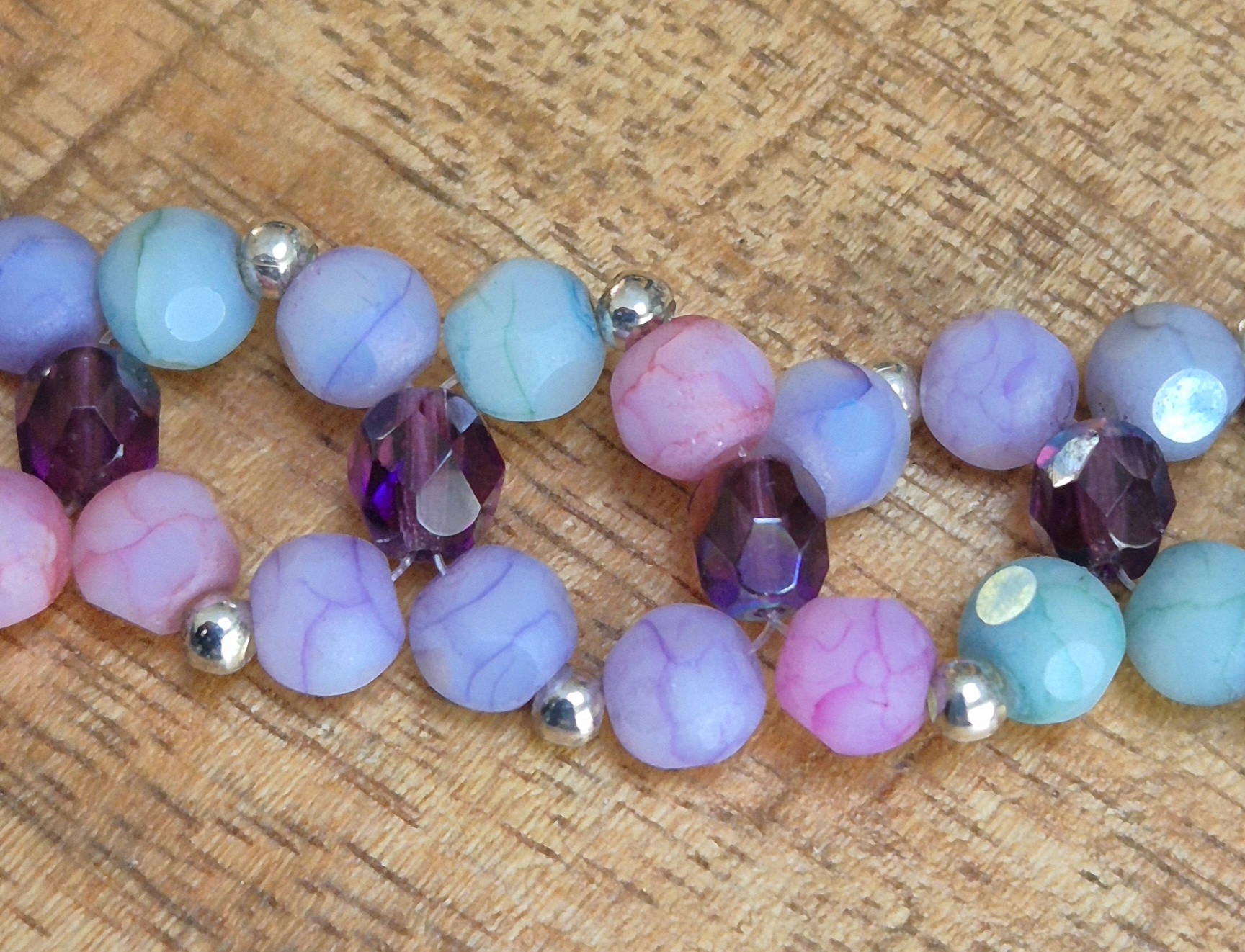 Paars tinten armband - Afbeelding 3