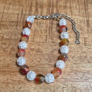 Glaskralen armband 8mm