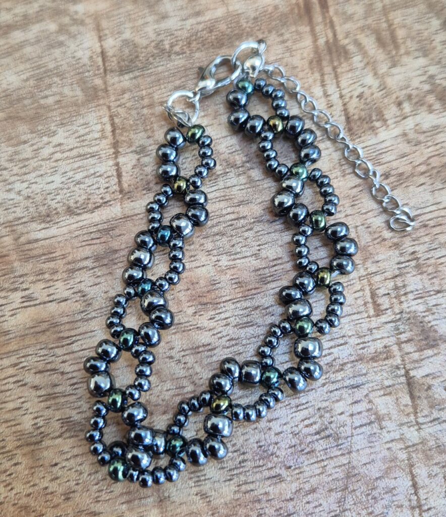 Antraciet armband