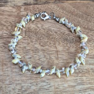 Tsjechische glaskralen armband