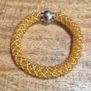 Armband favoriet goudgeel