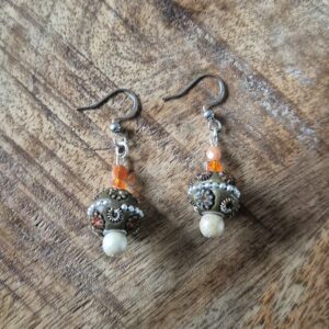 Sunset boho oorbellen