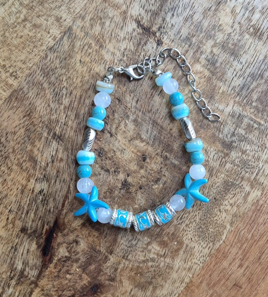 Turquoise ster armband
