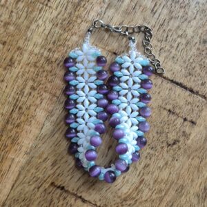 Superduo bloemen armband