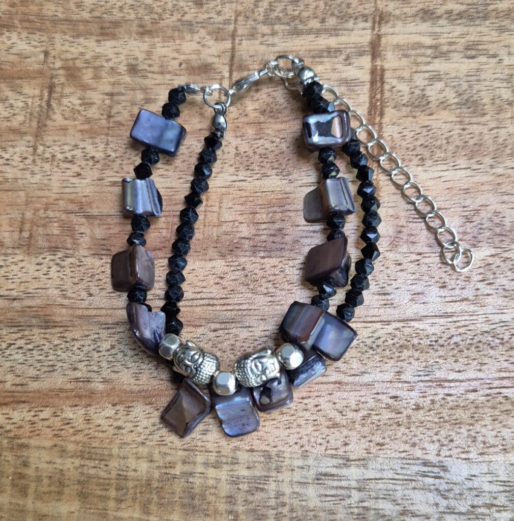 Dubbele boeddha armband