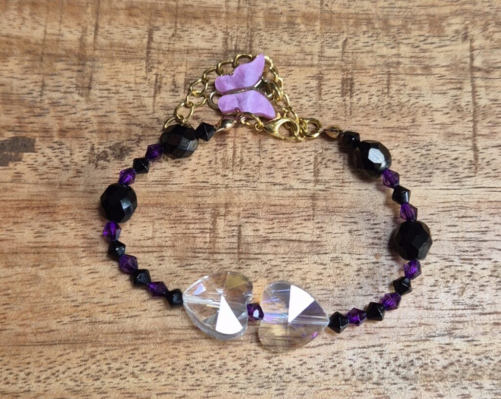 Vlinderhart armband