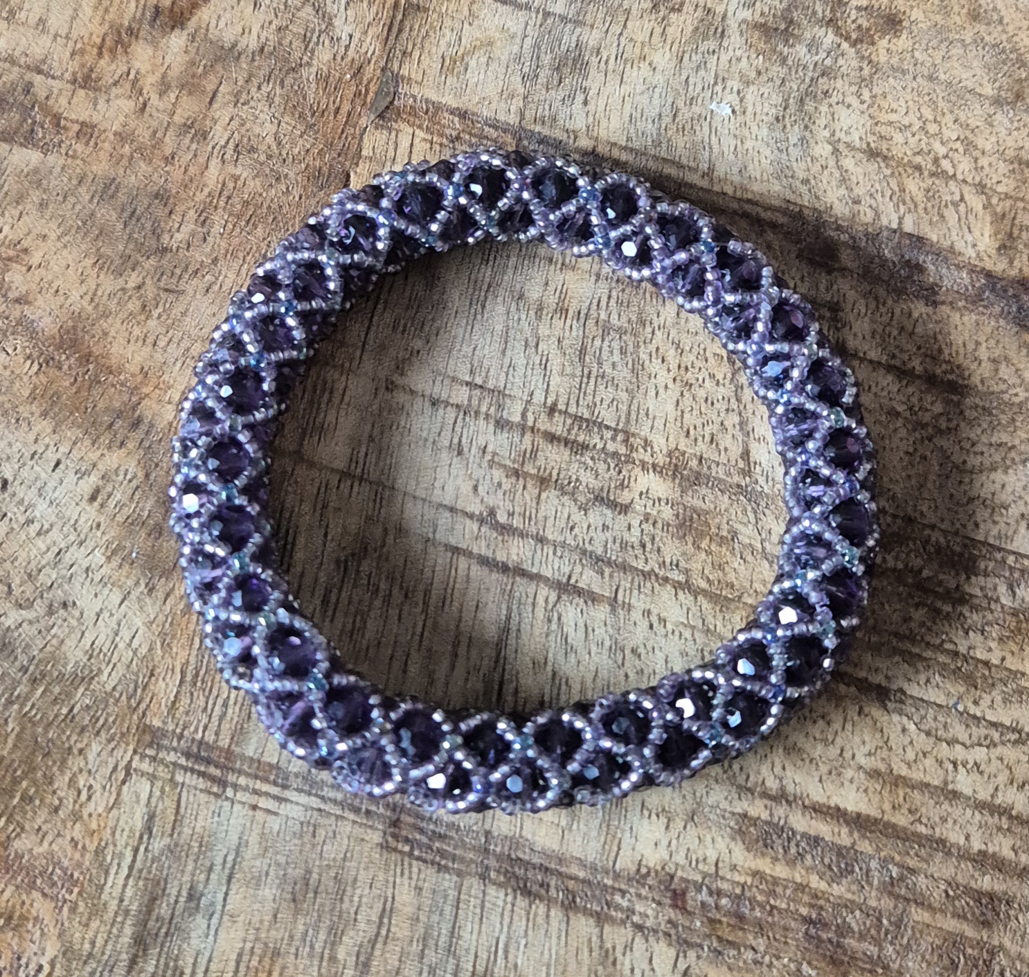 Aubergine roll over armband