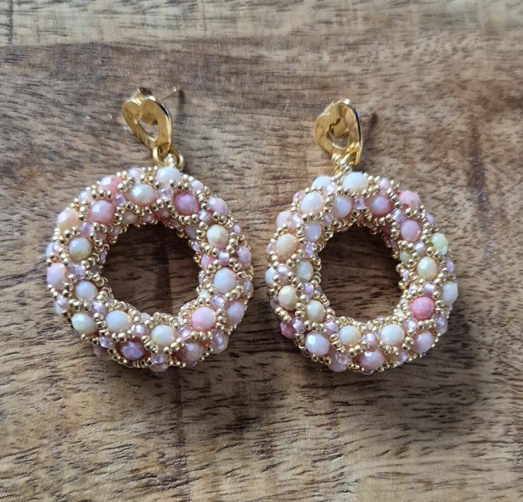 Pastel oorbellen